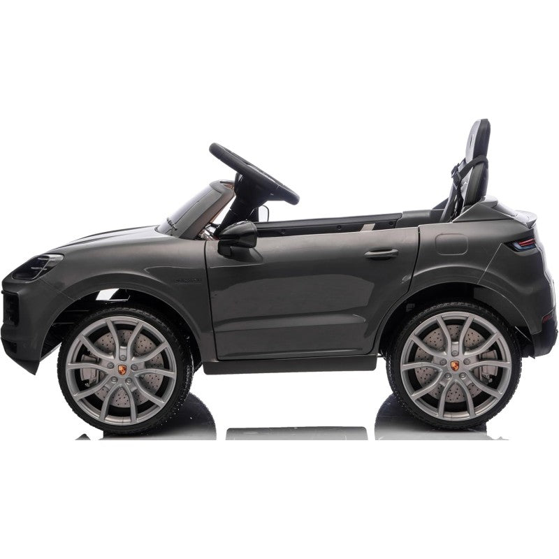 Auto Elettrica Macchina per Bambini Porsche Cayenne 12V con Telecomando – Variante Grigio