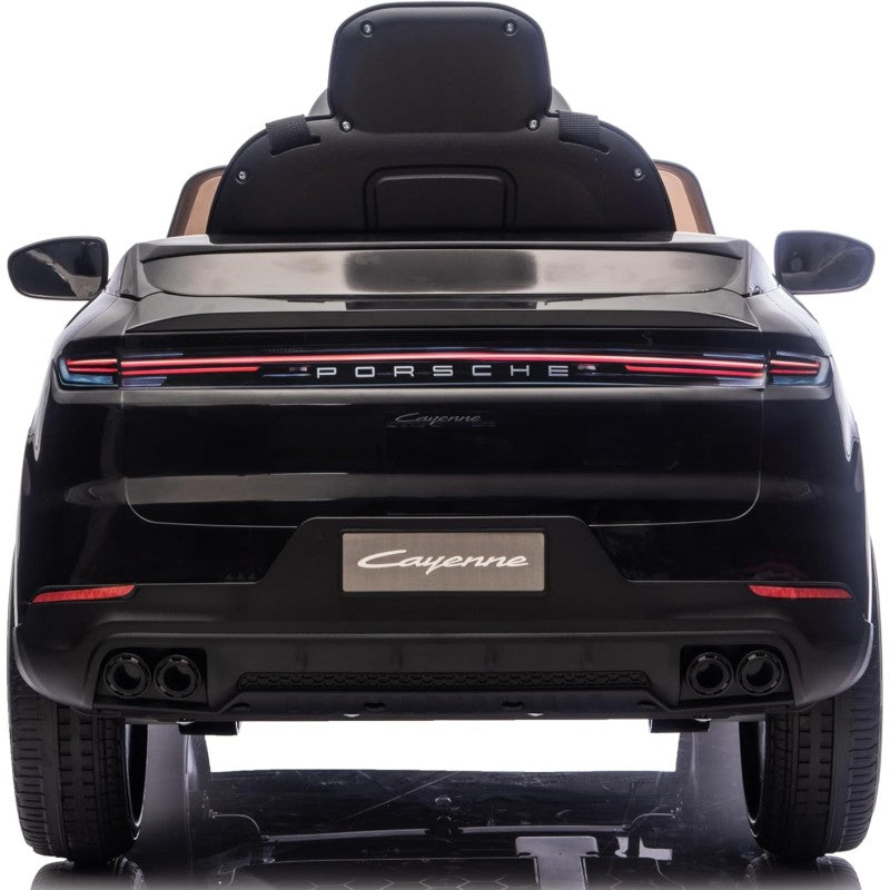 Auto Elettrica Macchina per Bambini Porsche Cayenne 12V con Telecomando – Variante Nero