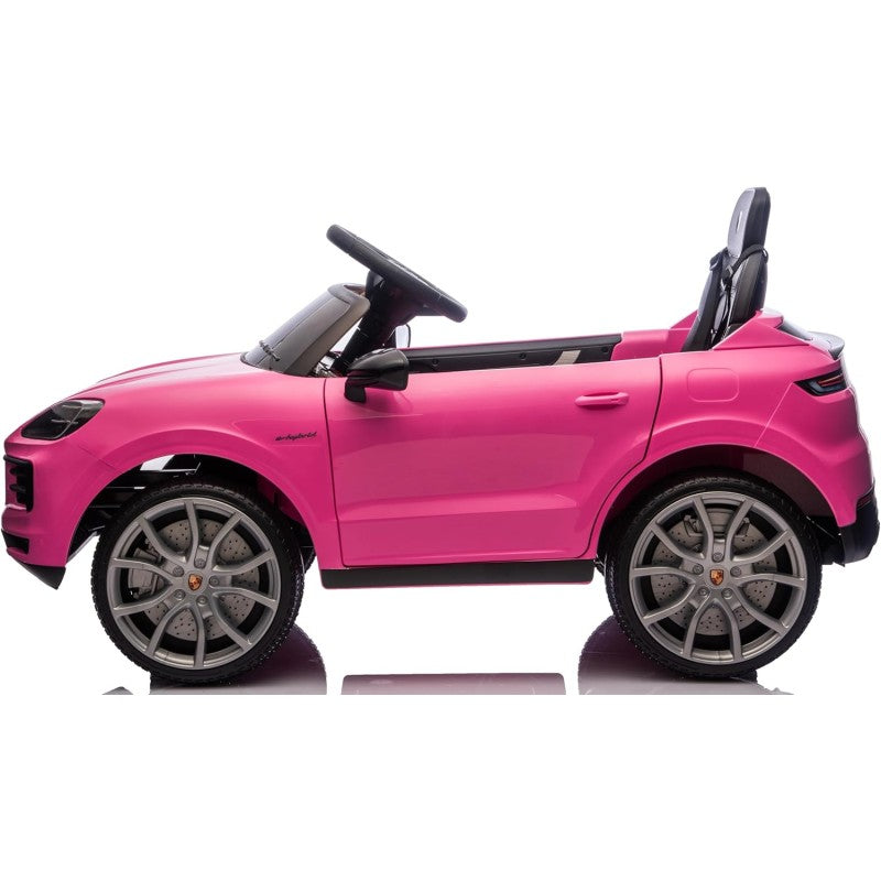 Auto Elettrica Macchina per Bambini Porsche Cayenne 12V con Telecomando – Variante Rosa
