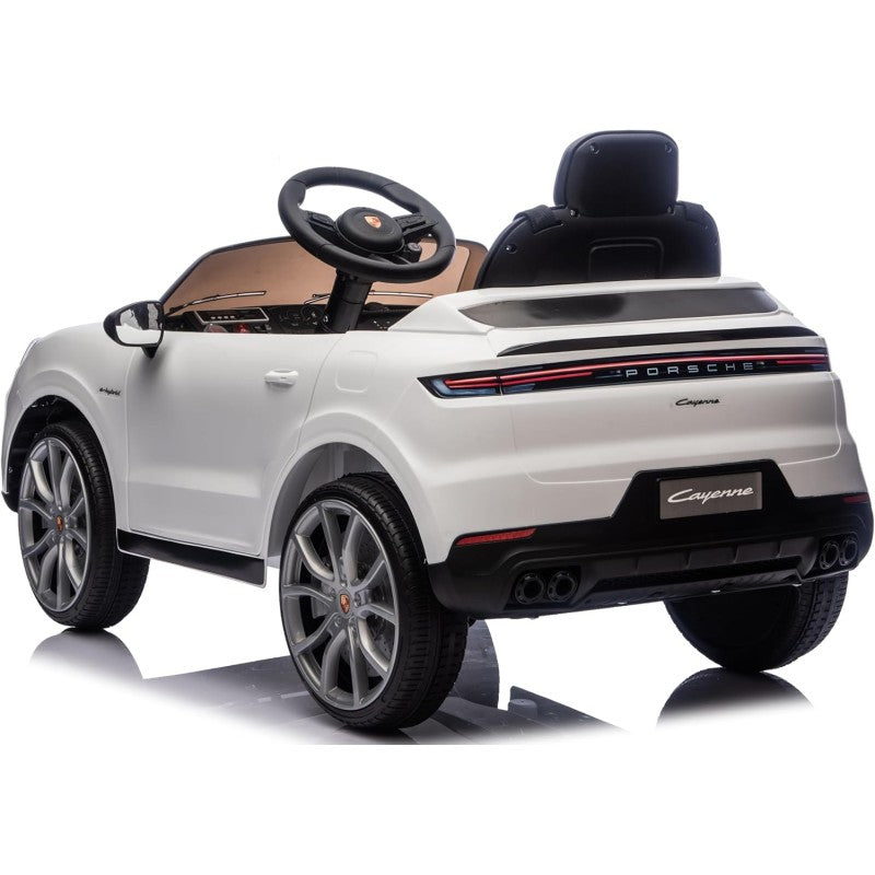 Auto Elettrica Macchina per Bambini Porsche Cayenne 12V con Telecomando – Variante Bianco