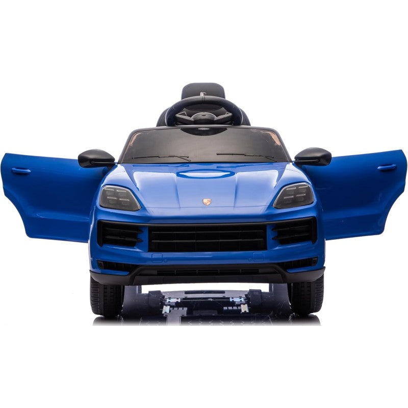 Auto Elettrica Macchina per Bambini Porsche Cayenne 12V con Telecomando – Variante Blu