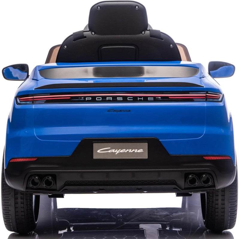 Auto Elettrica Macchina per Bambini Porsche Cayenne 12V con Telecomando – Variante Blu