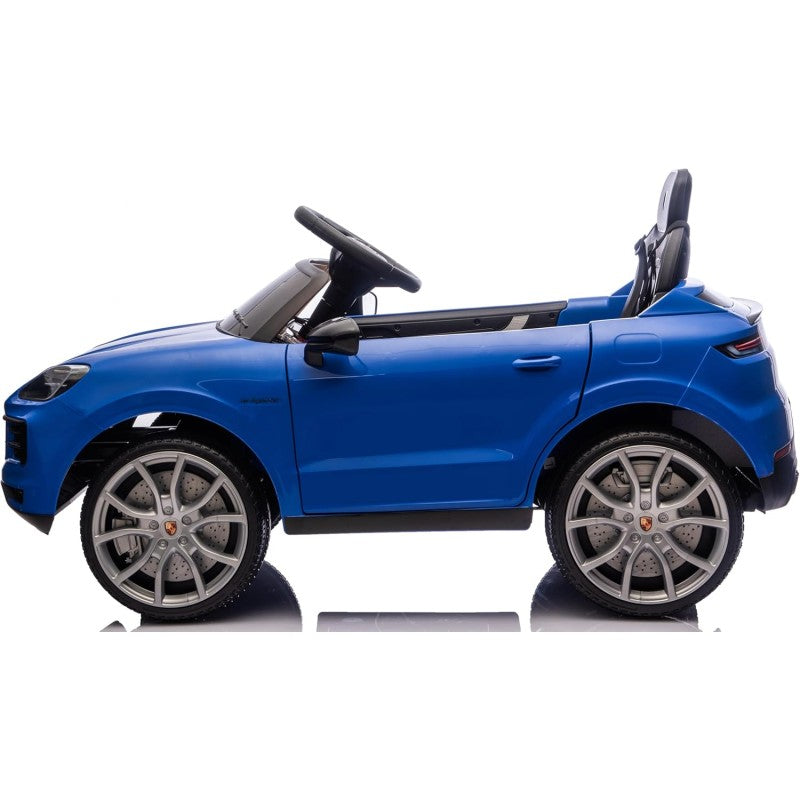 Auto Elettrica Macchina per Bambini Porsche Cayenne 12V con Telecomando – Variante Blu