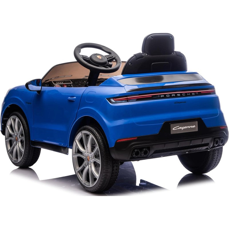 Auto Elettrica Macchina per Bambini Porsche Cayenne 12V con Telecomando – Variante Blu