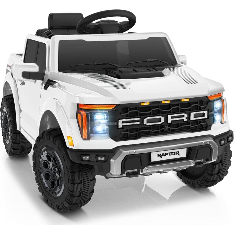 Auto Elettrica Macchina per Bambini 12V BABY Ford F150 Raptor 0986 – Variante Bianco