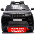 Auto Elettrica Macchina per Bambini 12V Range Rover Evoque con Ruote in Gomma e Tappetini Omaggio