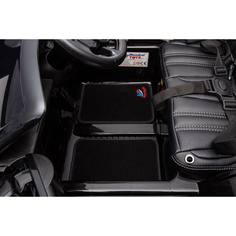 Auto Elettrica Macchina per Bambini 12V Range Rover Evoque con Ruote in Gomma e Tappetini Omaggio – Variante Nero