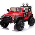 Auto Elettrica Macchina Per Bambini 2 Posti Maxi Fuoristrada 12V con Telecomando Ruote in Gomma