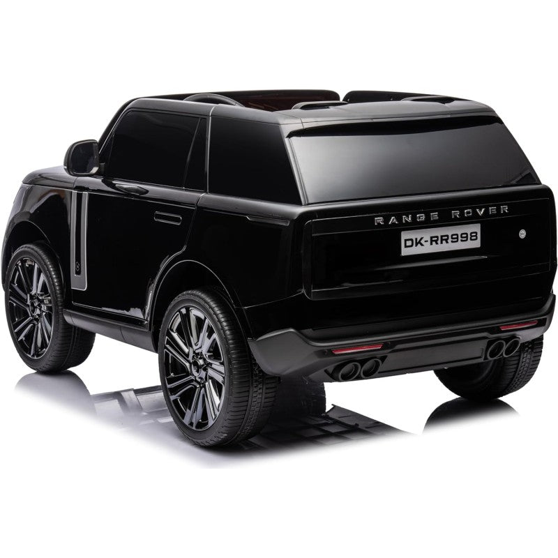 Auto Elettrica Macchina per Bambini 24V Range Rover Sport 2 Posti Sedile in Pelle Ruote in Gomma Telecomando Full Optional – Variante Nero