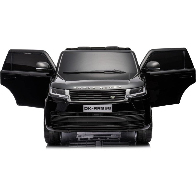 Auto Elettrica Macchina per Bambini 24V Range Rover Sport 2 Posti Sedile in Pelle Ruote in Gomma Telecomando Full Optional – Variante Nero