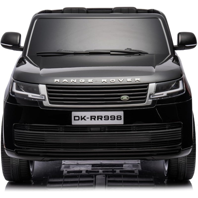 Auto Elettrica Macchina per Bambini 24V Range Rover Sport 2 Posti Sedile in Pelle Ruote in Gomma Telecomando Full Optional – Variante Nero