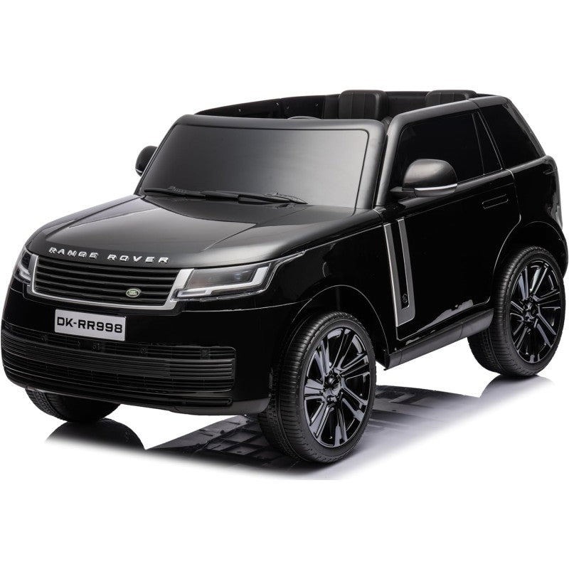 Auto Elettrica Macchina per Bambini 24V Range Rover Sport 2 Posti Sedile in Pelle Ruote in Gomma Telecomando Full Optional – Variante Nero