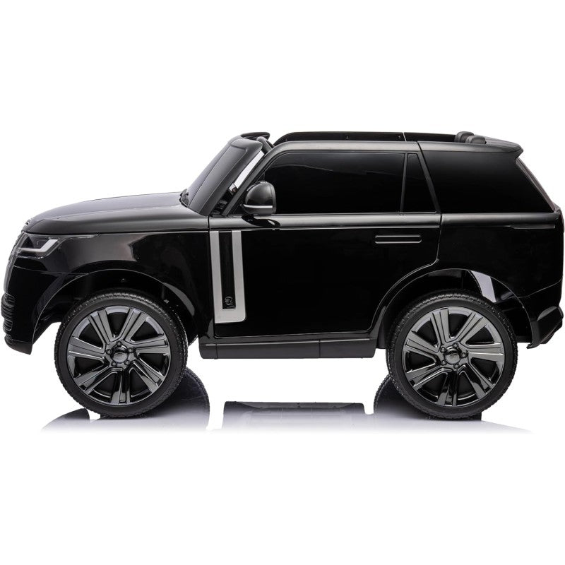 Auto Elettrica Macchina per Bambini 24V Range Rover Sport 2 Posti Sedile in Pelle Ruote in Gomma Telecomando Full Optional – Variante Nero