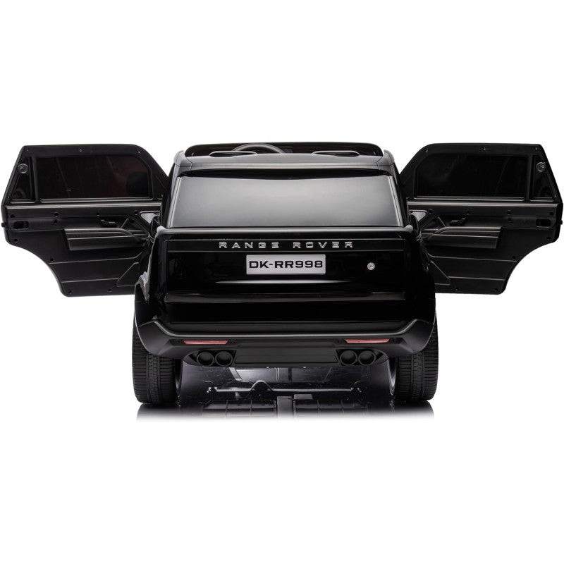 Auto Elettrica Macchina per Bambini 24V Range Rover Sport 2 Posti Sedile in Pelle Ruote in Gomma Telecomando Full Optional – Variante Nero