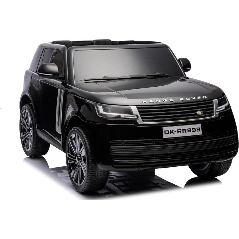 Auto Elettrica Macchina per Bambini 24V Range Rover Sport 2 Posti Sedile in Pelle Ruote in Gomma Telecomando Full Optional – Variante Nero
