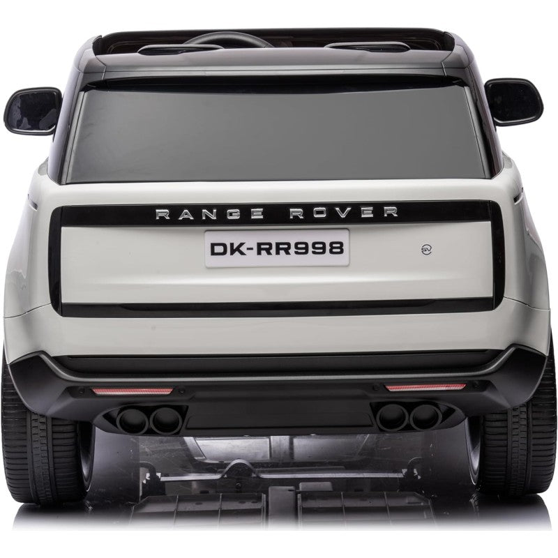 Auto Elettrica Macchina per Bambini 24V Range Rover Sport 2 Posti Sedile in Pelle Ruote in Gomma Telecomando Full Optional – Variante Bianco