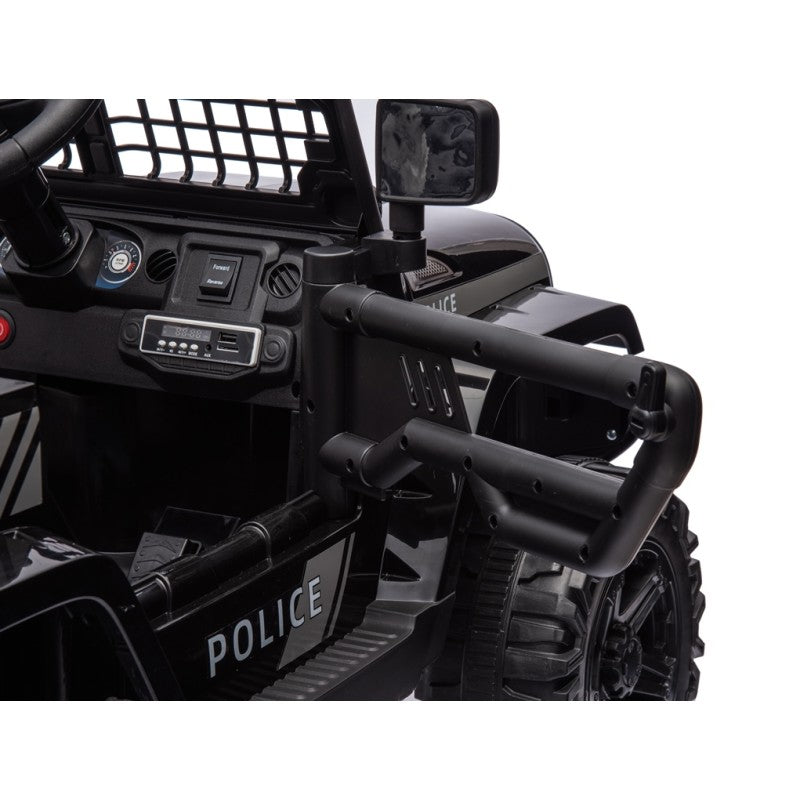 Auto Elettrica Macchina per Bambini Baby Fuoristrada 12V con Sedile in Pelle Tappetini Omaggio Full Optional – Variante Nero