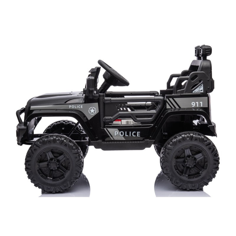 Auto Elettrica Macchina per Bambini Baby Fuoristrada 12V con Sedile in Pelle Tappetini Omaggio Full Optional – Variante Nero