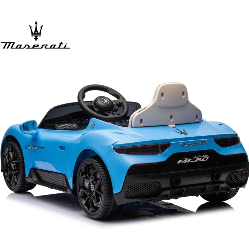 Auto Elettrica Macchina per Bambini Maserati Cielo MC20 12v Full Optional con Porte Apribili e Telecomando – Variante Celeste