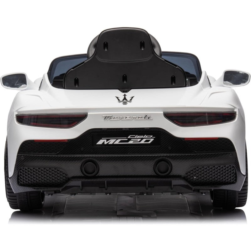 Auto Elettrica Macchina per Bambini Maserati Cielo MC20 12v Full Optional con Porte Apribili e Telecomando – Variante Bianco
