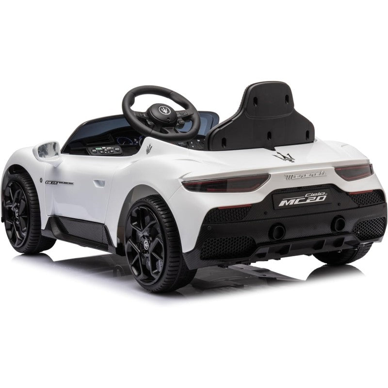 Auto Elettrica Macchina per Bambini Maserati Cielo MC20 12v Full Optional con Porte Apribili e Telecomando – Variante Bianco