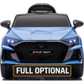 Auto Elettrica per Bambini Audi RS3 12V con Licenza Ufficiale Telecomando Cintura a 3 Punti Luci LED MP3 – Variante Blu