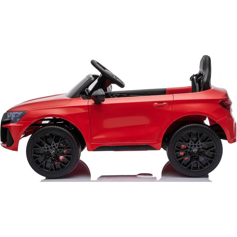 Auto Elettrica per Bambini Audi RS3 12V con Licenza Ufficiale Telecomando Cintura a 3 Punti Luci LED MP3 – Variante Rosso