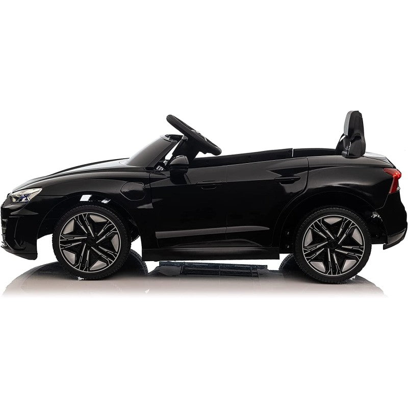 Auto Macchina Elettrica per Bambini 12V Audi RS e-Tron GT con Telecomando e Cintura a 3 Punti – Variante Nero