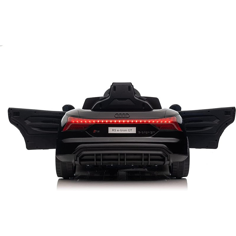 Auto Macchina Elettrica per Bambini 12V Audi RS e-Tron GT con Telecomando e Cintura a 3 Punti – Variante Nero