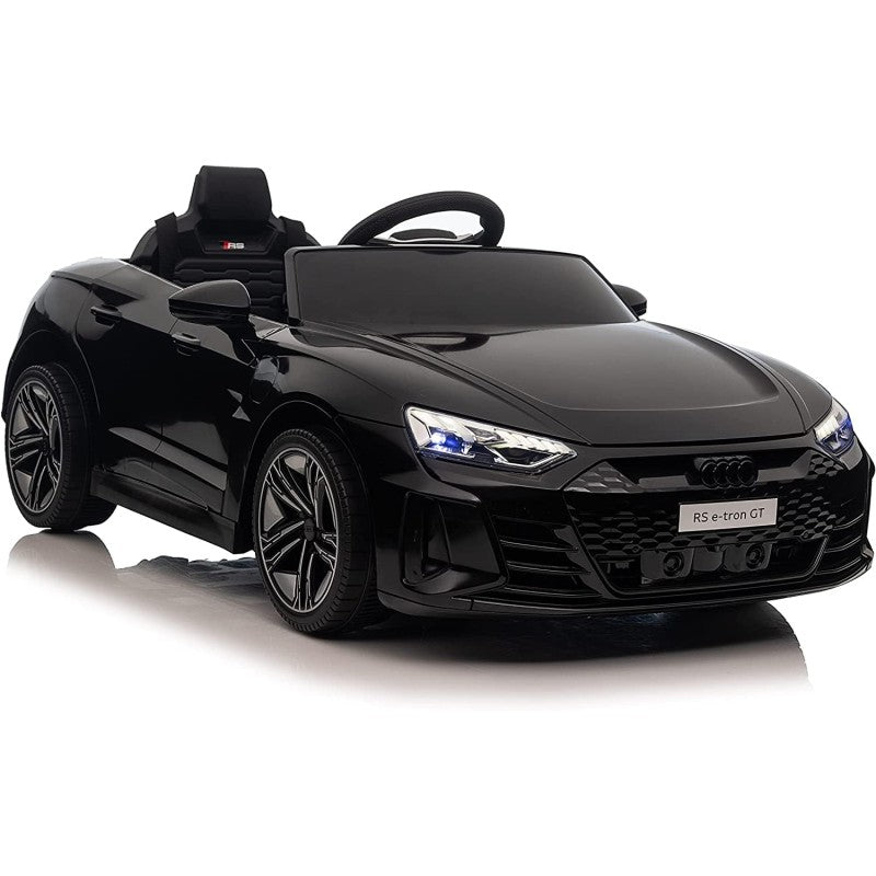 Auto Macchina Elettrica per Bambini 12V Audi RS e-Tron GT con Telecomando e Cintura a 3 Punti - Nero