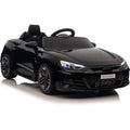 Auto Macchina Elettrica per Bambini 12V Audi RS e-Tron GT con Telecomando e Cintura a 3 Punti – Variante Nero