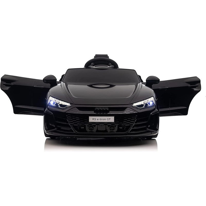 Auto Macchina Elettrica per Bambini 12V Audi RS e-Tron GT con Telecomando e Cintura a 3 Punti – Variante Nero