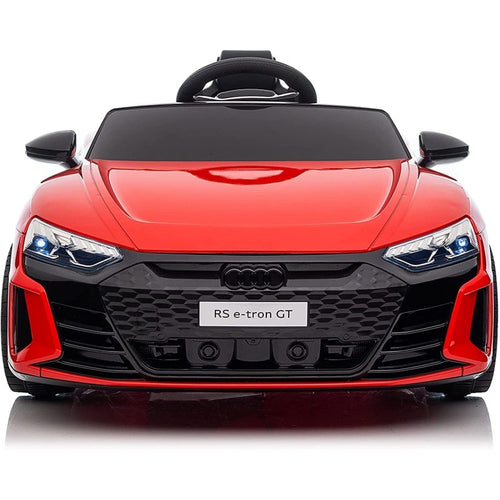 Auto Macchina Elettrica per Bambini 12V Audi RS e-Tron GT con Telecomando e Cintura a 3 Punti – Variante Rosso