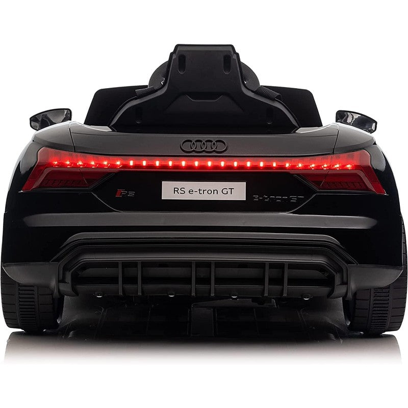 Auto Macchina Elettrica per Bambini 12V Audi RS e-Tron GT con Telecomando e Cintura a 3 Punti – Variante Nero