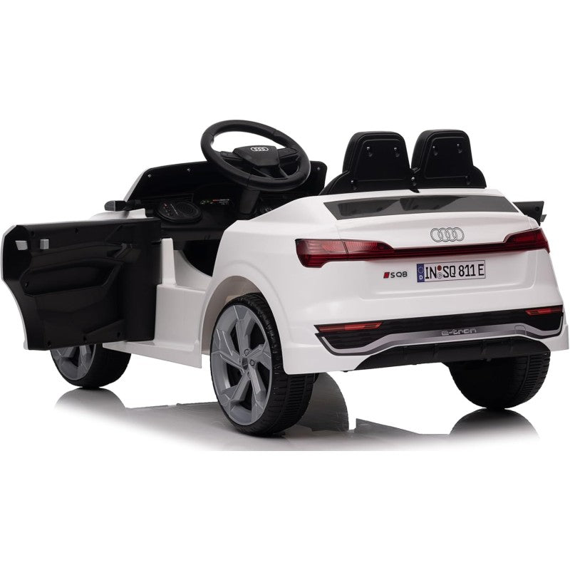Auto Macchina Elettrica per Bambini 12V Audi SQ8 e-tron Sportback con Telecomando – Variante Bianco