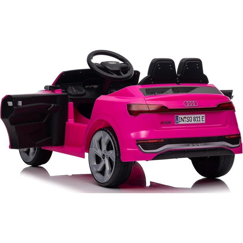 Auto Macchina Elettrica per Bambini 12V Audi SQ8 e-tron Sportback con Telecomando – Variante Rosa