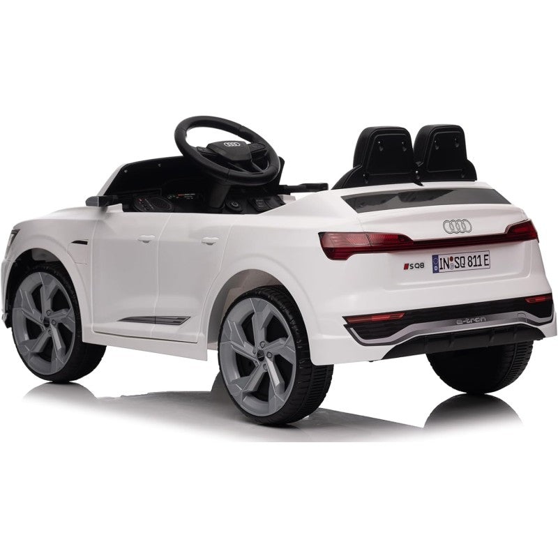 Auto Macchina Elettrica per Bambini 12V Audi SQ8 e-tron Sportback con Telecomando – Variante Bianco