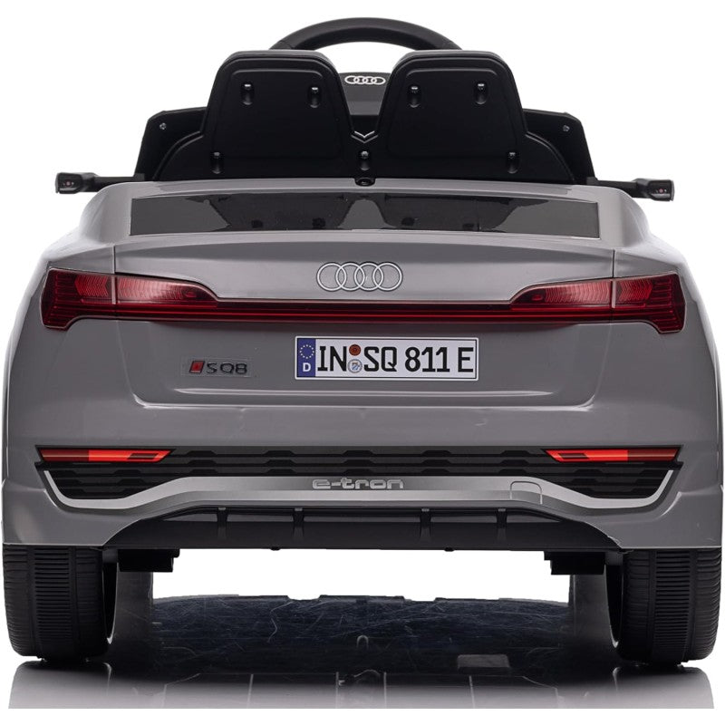 Auto Macchina Elettrica per Bambini 12V Audi SQ8 e-tron Sportback con Telecomando – Variante Grigio