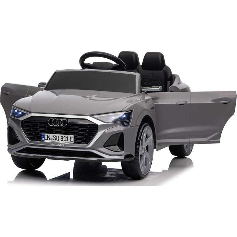 Auto Macchina Elettrica per Bambini 12V Audi SQ8 e-tron Sportback con Telecomando – Variante Grigio