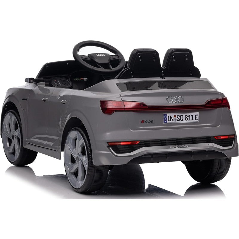 Auto Macchina Elettrica per Bambini 12V Audi SQ8 e-tron Sportback con Telecomando – Variante Grigio
