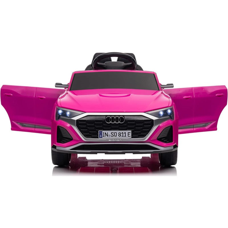 Auto Macchina Elettrica per Bambini 12V Audi SQ8 e-tron Sportback con Telecomando – Variante Rosa