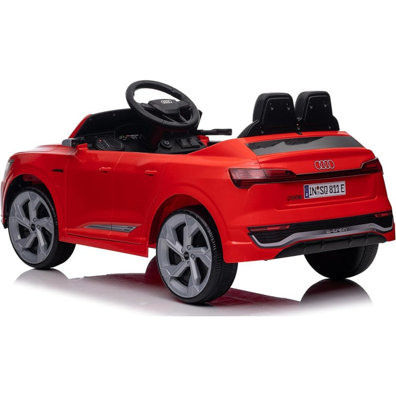 Auto Macchina Elettrica per Bambini 12V Audi SQ8 e-tron Sportback con Telecomando – Variante Rosso