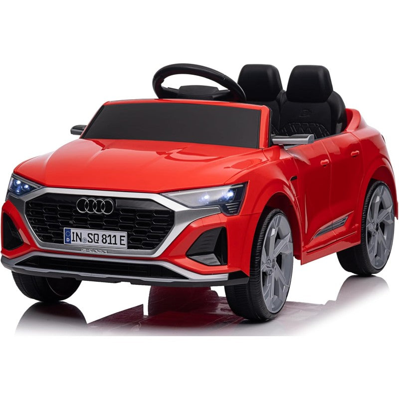 Auto Macchina Elettrica per Bambini 12V Audi SQ8 e-tron Sportback con Telecomando - Rosso
