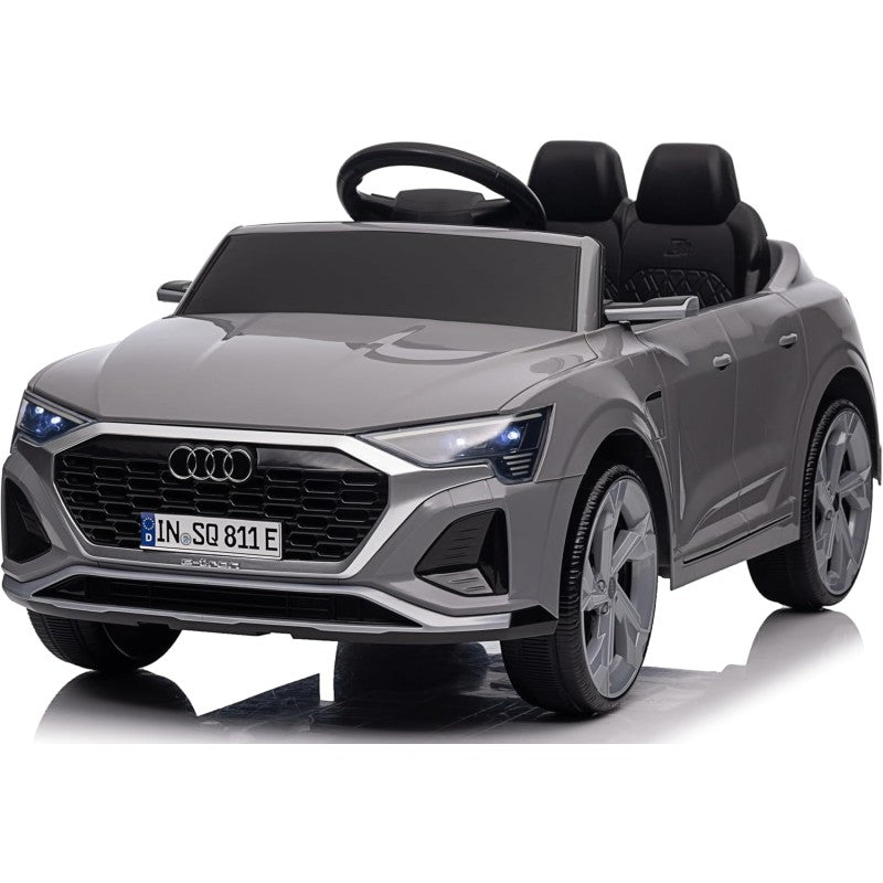 Auto Macchina Elettrica per Bambini 12V Audi SQ8 e-tron Sportback con Telecomando - Grigio
