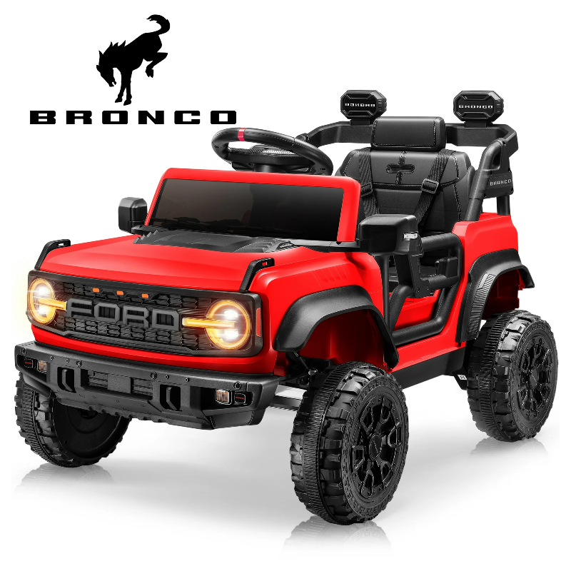 Auto Macchina Elettrica per Bambini 12V BABY Ford Bronco Raptor con Telecomando 0976 - Rosso