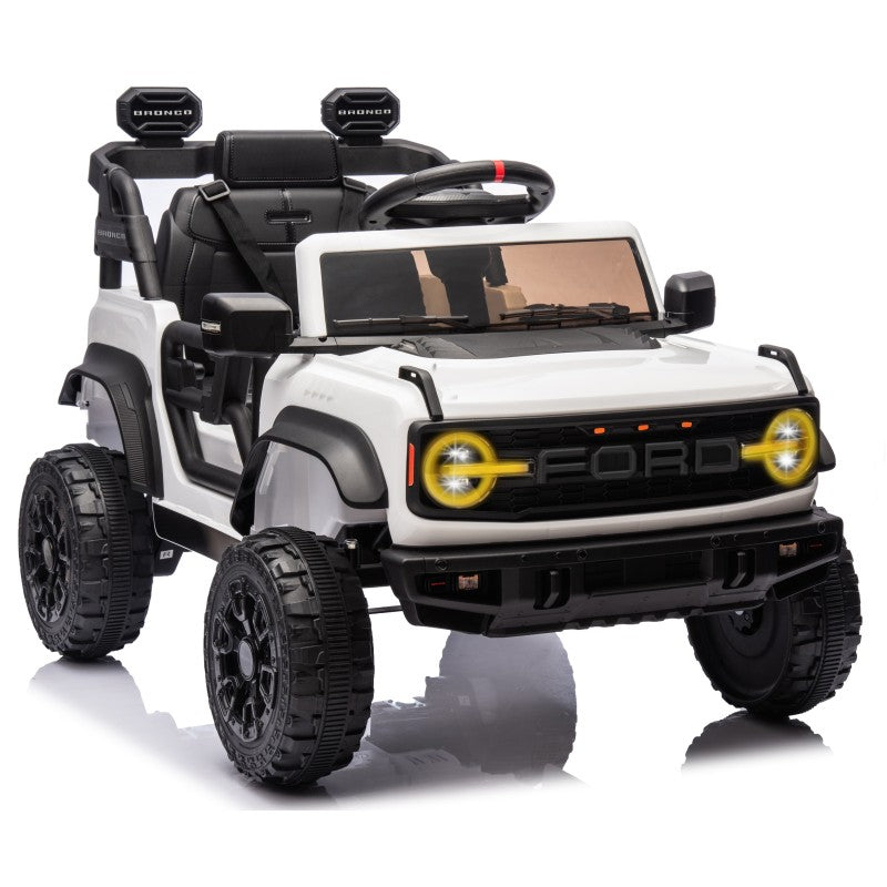 Auto Macchina Elettrica per Bambini 12V BABY Ford Bronco Raptor con Telecomando 0976 – Variante Bianco