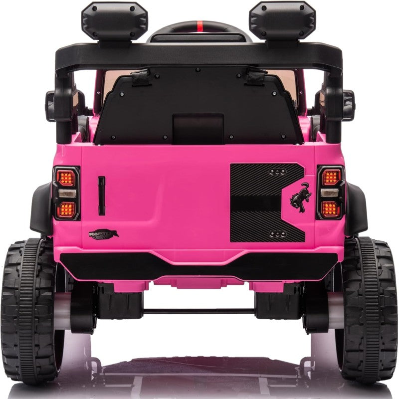 Auto Macchina Elettrica per Bambini 12V BABY Ford Bronco Raptor con Telecomando 0976 – Variante Rosa