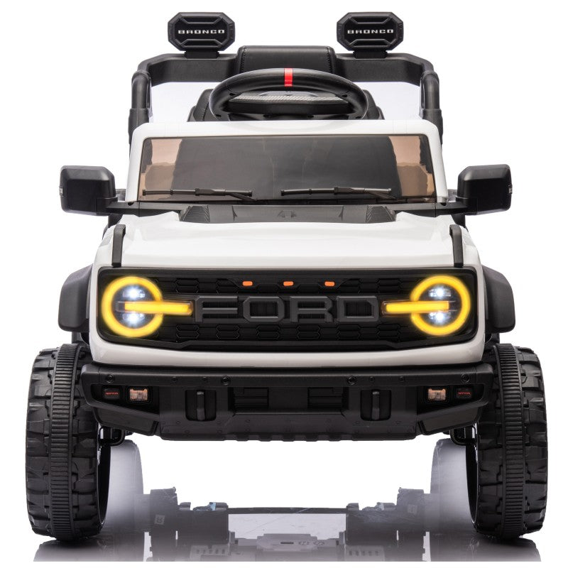 Auto Macchina Elettrica per Bambini 12V BABY Ford Bronco Raptor con Telecomando 0976 – Variante Bianco