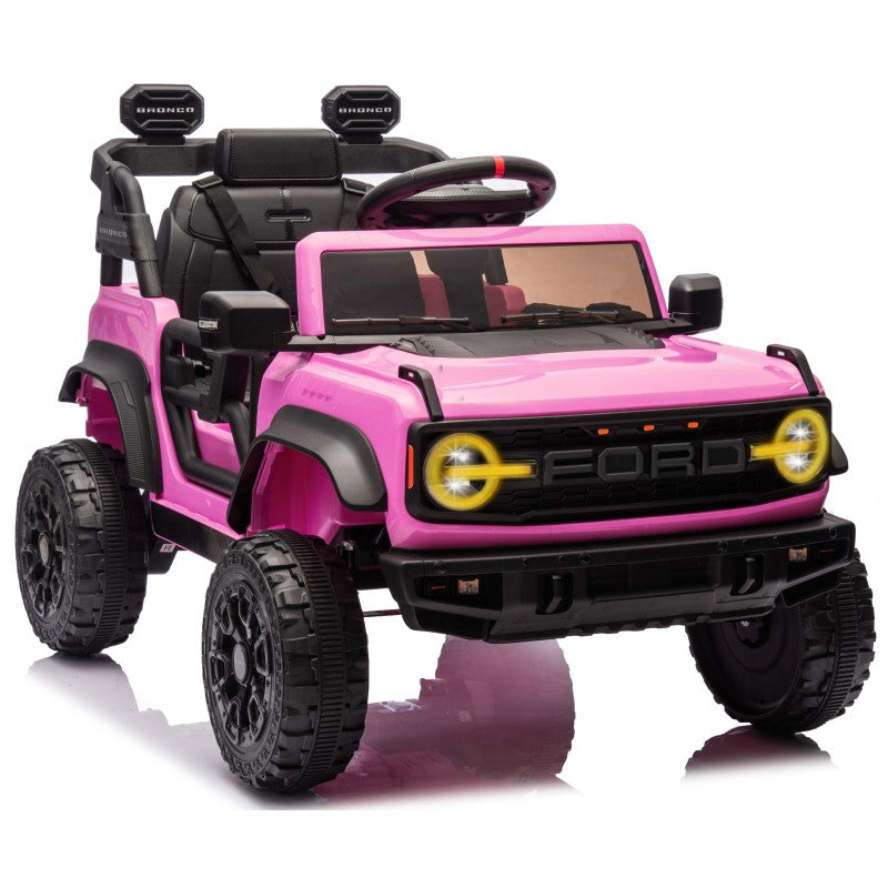 Auto Macchina Elettrica per Bambini 12V BABY Ford Bronco Raptor con Telecomando 0976 – Variante Rosa