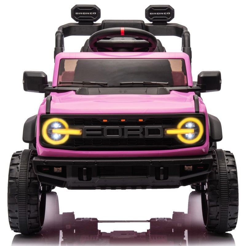 Auto Macchina Elettrica per Bambini 12V BABY Ford Bronco Raptor con Telecomando 0976 – Variante Rosa